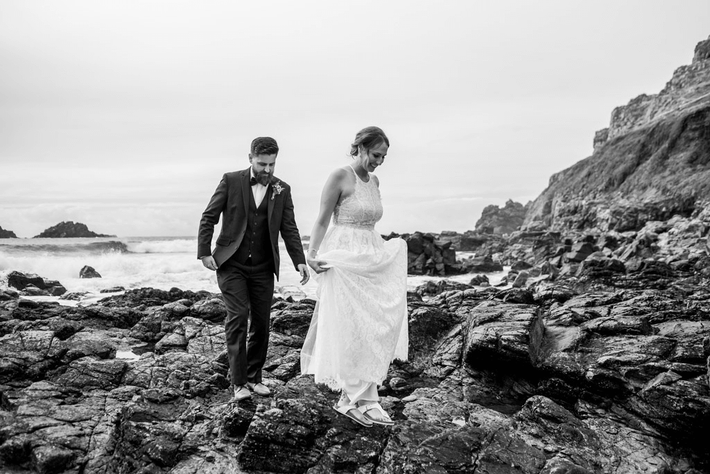 Sam and Reese Elopement Boho Cornwall by Arianna Fenton Photography 13