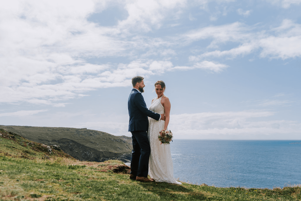 Sam and Reese Elopement Boho Cornwall by Arianna Fenton Photography 14