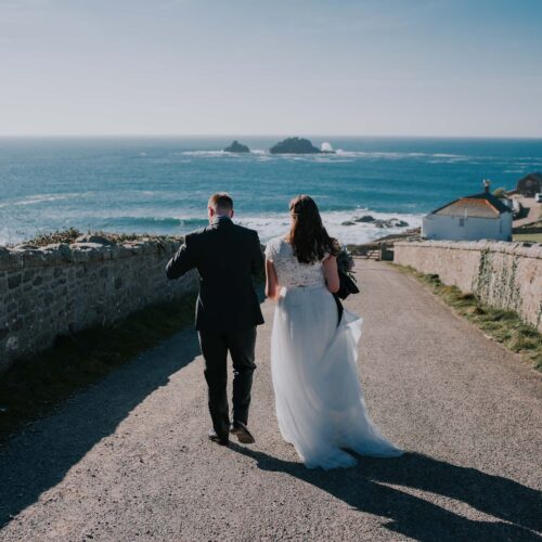 Ellie and Dale's Elopement, Boho Cornwall - Photography by Arianna Fenton